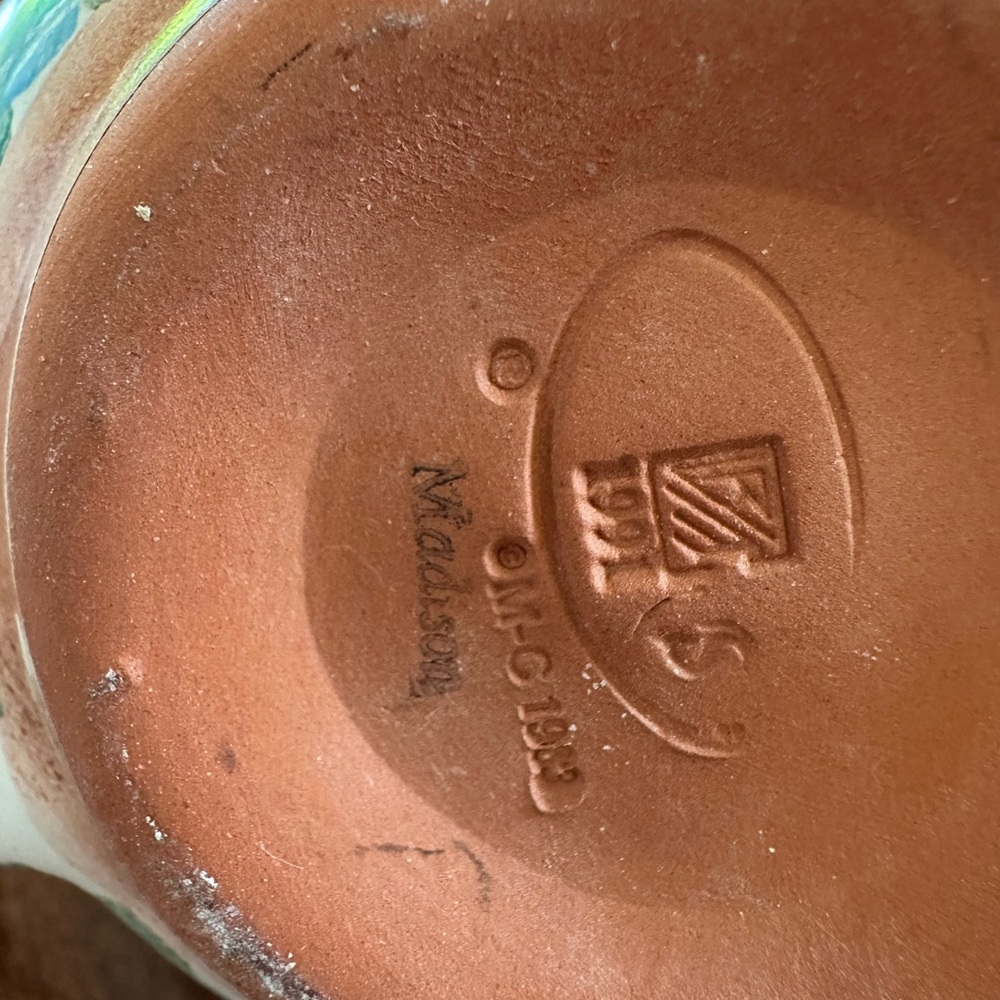 Mackenzie Childs Vintage Taylor Ceramic Sugar Bowl - Picture 5 of 6